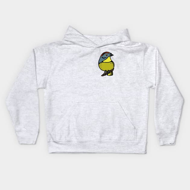 Nashville Warbler Graphic Kids Hoodie by New World Aster 